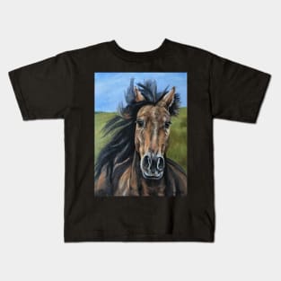 Galloping Horse Kids T-Shirt